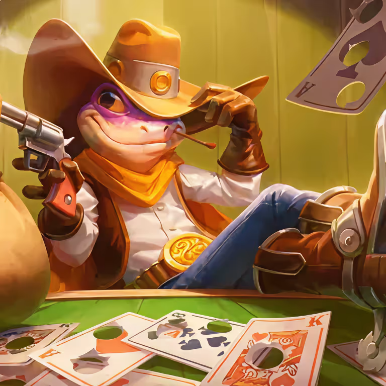 Lizaro Casino Cowboy mit Spielkarten – visuelles Motiv für Tischspiele, Poker und exklusive Casino-Angebote